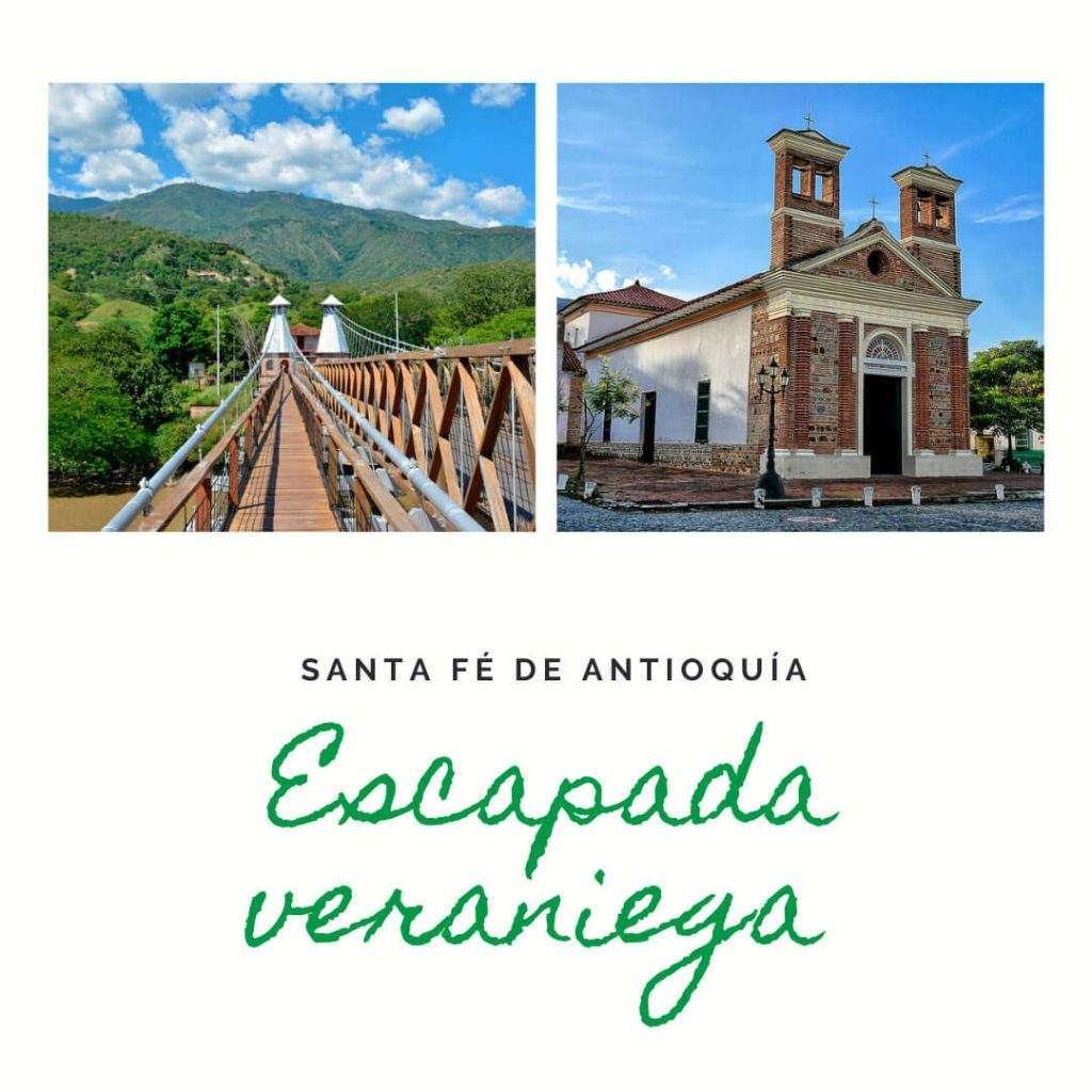 Santa Fe de Antioquia y sus Atractivos Turísticos 2 Verano Sencillo Collage Instagram Publicacion